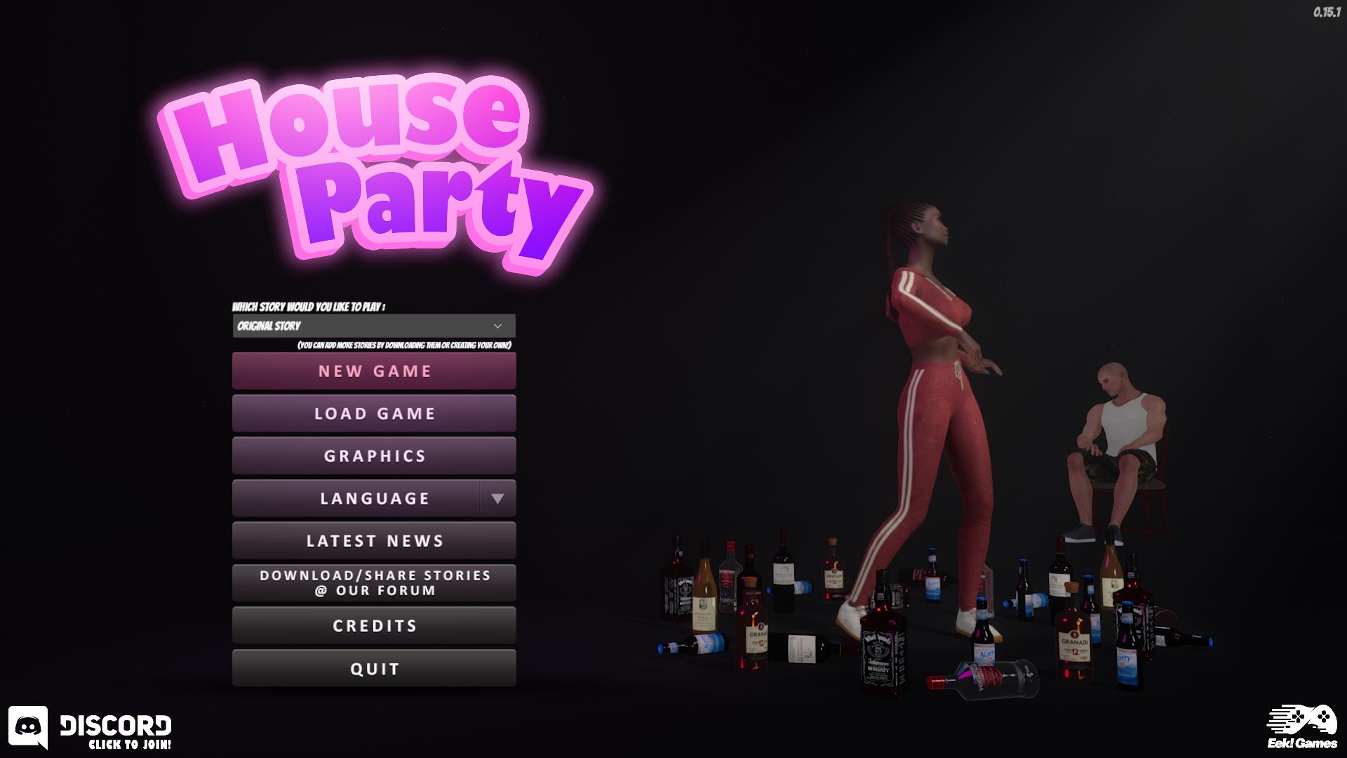 家庭派对House Party v0.15.1中文版+攻略+控制台 3D互动-咔游